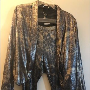 H&M Leopard sequin Jacket and Pants